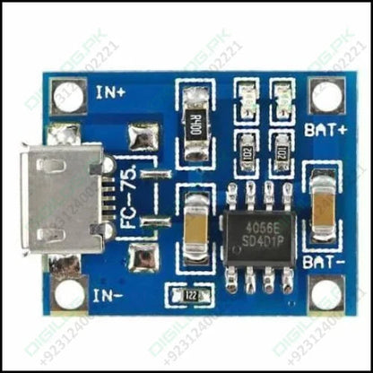 Micro Usb Tp4056 Lithium Battery 18650 Charger Module 1a