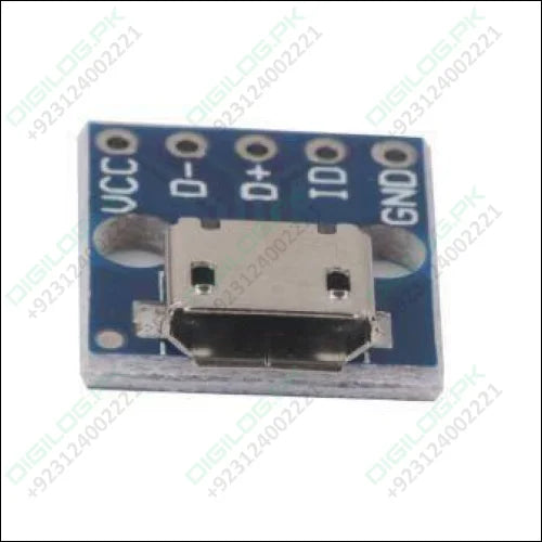 Female Micro Usb To Dip 5-pin Bread Board Power Supply