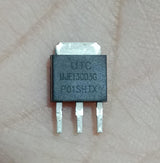 MJE13003G 700V 1.5A NPN Power Transistor - a black, three-pin electronic component with a silver metal heat sink tab, showing the text UTC MJE13003G P01SHTX.