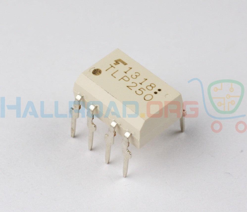 MOSFET IGBT Driver TLP250 - a white 8-pin integrated circuit chip with "1318" and "TLP250" printed on the top surface, shown from a high-angle perspective.