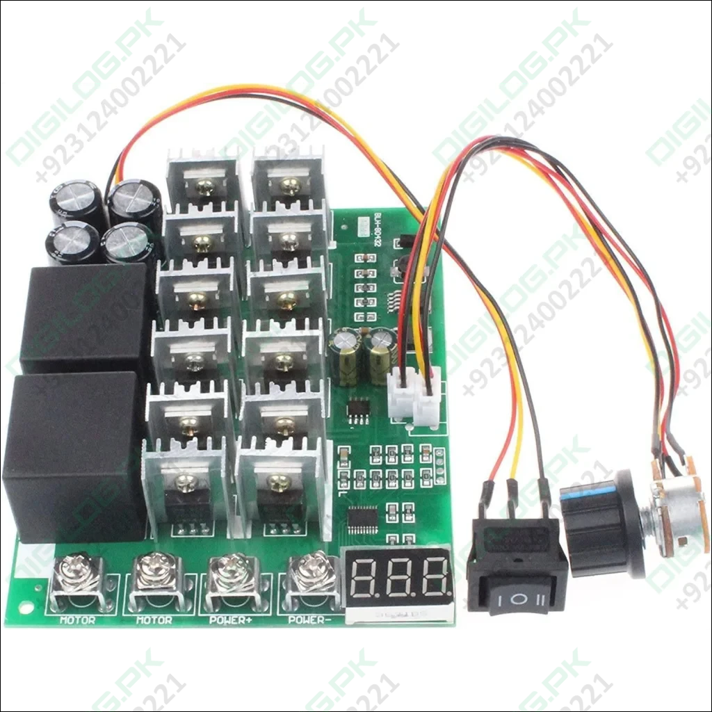 NOYITO PWM Motor Speed Controller 60A DC 10V-55V 12V 24V