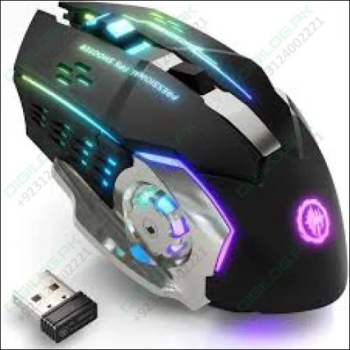 microware 2.4Ghz Rechargeable Wireless Gaming Mouse professional Gaming Mouse Wireless Optical Gaming Mouse (2.4GHz