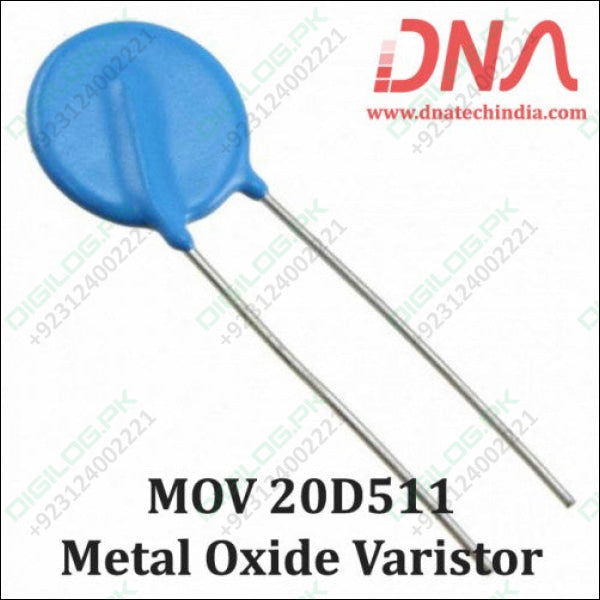 MOV 20D511 Metal Oxide Varistor - Voltage Surge Protection Component