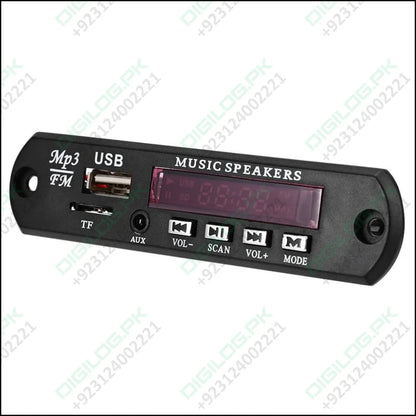 Bluetooth MP3 Player Amplifier Panel LED 5V Audio Module Support Bluetooth  FM Radio USB TF AUX Remote – SmartEshop