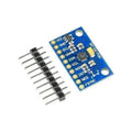 MPU6500 GY-6500 6DOF 6 Axis Accelerometer Gyro Sensor - shown as a blue rectangular circuit board with ten pin headers and a separate strip of ten pins.