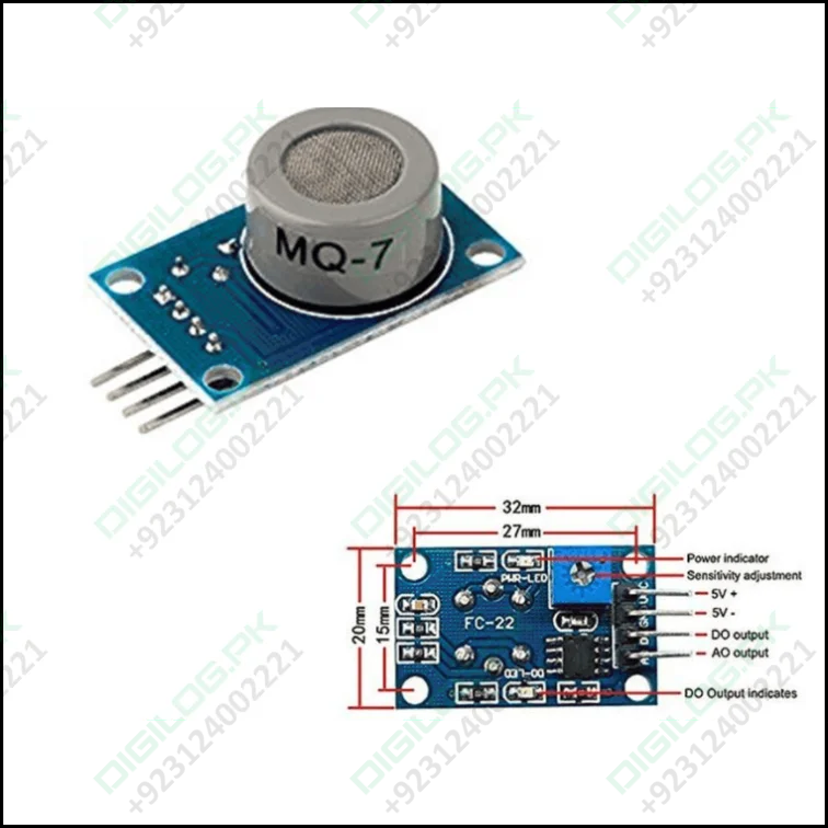 Mq7 Co Carbon Monoxide Coal Gas Sensor Module