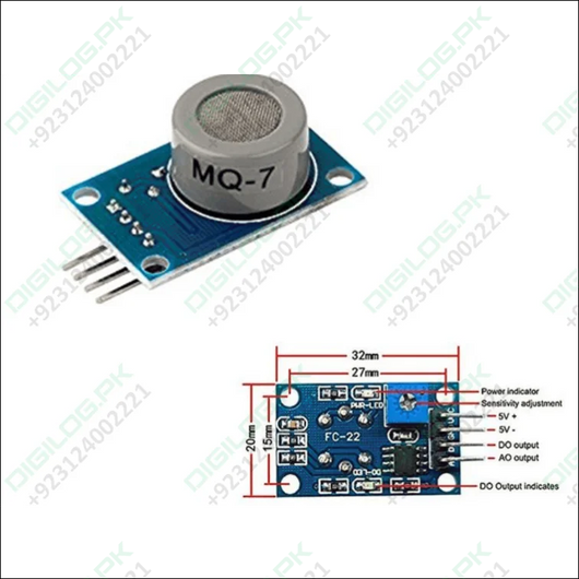 Mq7 Co Carbon Monoxide Coal Gas Sensor Module