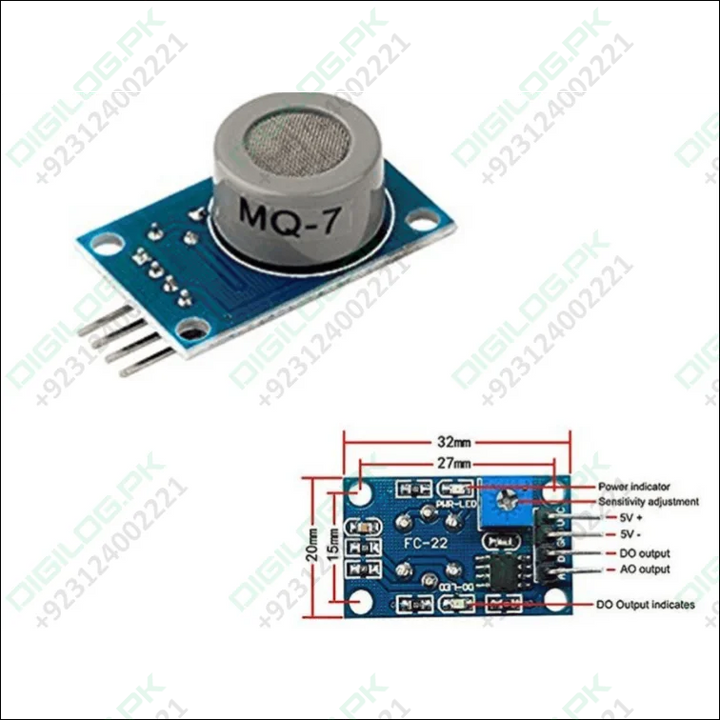 Mq7 Co Carbon Monoxide Coal Gas Sensor Module