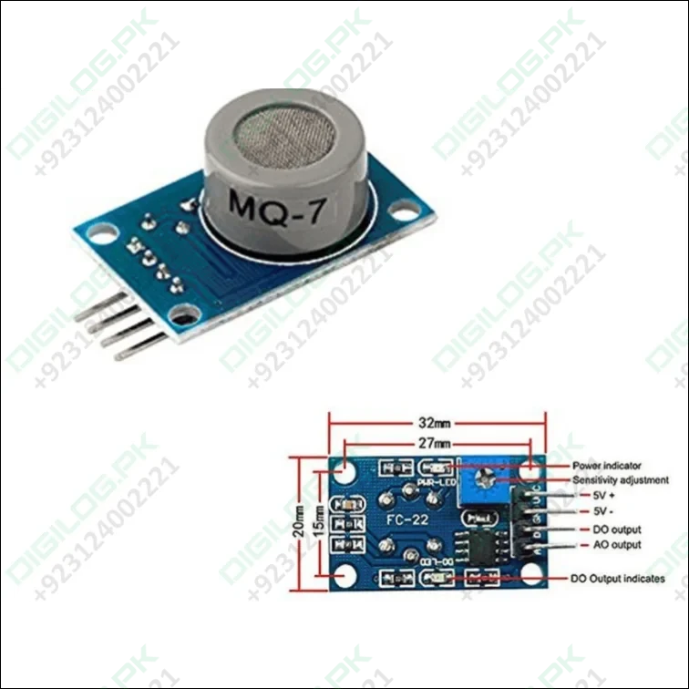 Mq7 Co Carbon Monoxide Coal Gas Sensor Module