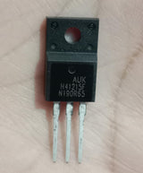 N190R65 650V 20A N-Channel Super Junction Power MOSFET - shown as a close-up of a black, three-pin electronic component with AUK H41215F N190R65 printed.