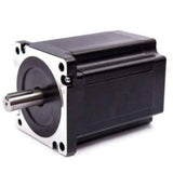 NEMA34 NEMA 34 8nm Torque 100mm Stepper Motor For 3d Printer & CNC - a black square-bodied motor with a silver metal mounting flange and a protruding keyed drive shaft.