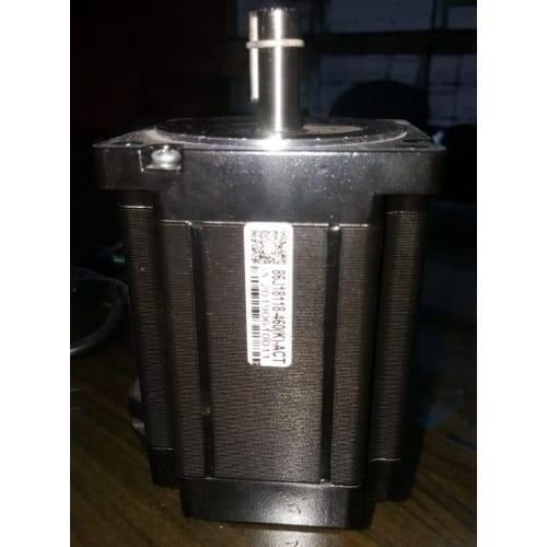 NEMA34 NEMA 34 8nm Torque 100mm Stepper Motor For 3d Printer & CNC - a black, square-bodied industrial motor featuring a top-mounted metal drive shaft and a vertical identification label.