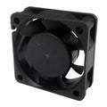 NEW 24V 40mm x 40mm x 15mm Cooling Fan: Compact And Efficient Cooling Solution - a black square-framed electric cooling fan with a central circular motor housing and seven curved blades.