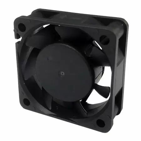 NEW 24V 40mm x 40mm x 15mm Cooling Fan: Compact And Efficient Cooling Solution - a black square-framed electric cooling fan with a central circular motor housing and seven curved blades.