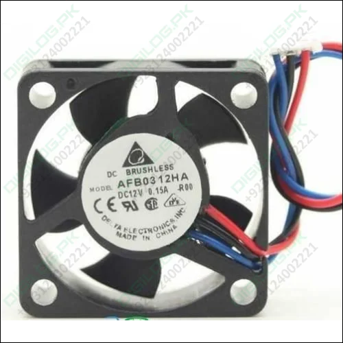 2 Wire 40x40x20mm 12v Dc Brushless Fan