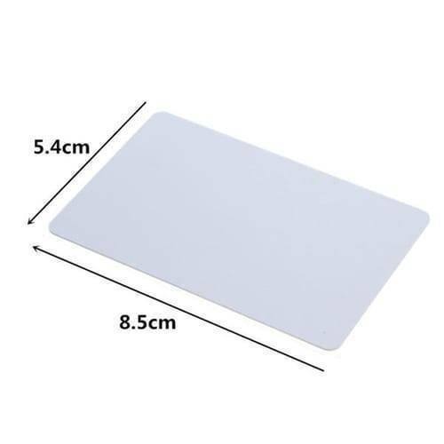 NFC Tag 13.56MHz RFID Card RFID Tag 1k Memory - shown as a plain white rectangular card with dimension labels indicating 5.4cm and 8.5cm.
