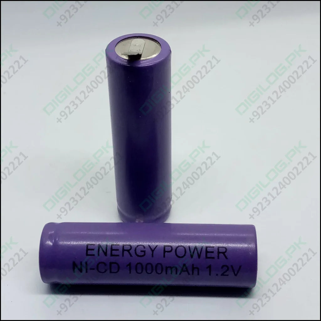 Ni-cd Aa Cell Rechargeable Battery 1000mah 1.2v