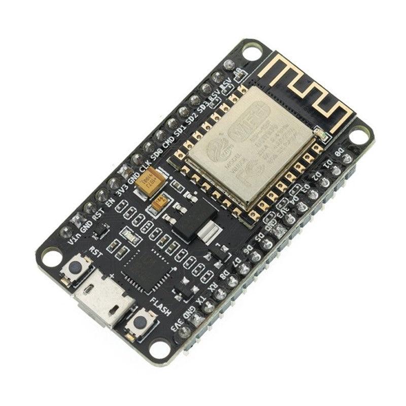 Nodemcu V2.1 ESP8266 Based IOT Development Module - a black rectangular circuit board with a micro-USB port, two push buttons, and labeled pin headers.