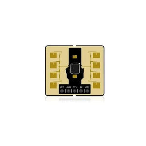 On Demand AI-Thinker RD-03E Radar Module Advance Payment - a rectangular beige circuit board with a central black chip, eight gold antenna pads, and five labeled pin headers.