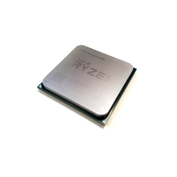 On Demand AMD Ryzen R5 1700 8 cores and 16 threads Processors Affordable Performance - a square silver-coloured metal CPU with the brand name and model number printed on the top surface.