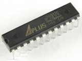 On Demand AP89170 OTP 170 second voice record sound IC - a black rectangular integrated circuit chip with 18 metal pins, showing the APLUS logo and text printed on top.