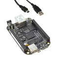 On Demand BeagleBone Black Wireless ARM Cortex-A8 (1GHz) Development Board - with an Ethernet port, USB host port, and power jack, shown with a USB cable above it.