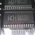 On Demand CH376S USB Read and Write IC – SOP-28 Package - a close-up of two black SOP-28 integrated circuits marked with "WCH" and "CH376S" sitting in a black plastic shipping tray.