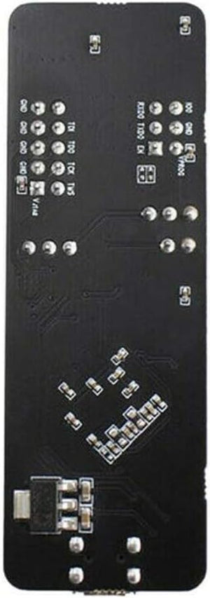 On Demand ESP-Prog Program Downloader Automatic JTAG Debugging Board for ESP8266 ESP32 - a black rectangular circuit board featuring a USB-C port, multiple pin headers, and various surface-mounted components.