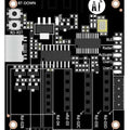 On Demand F342 AI-Thinker RD Kit Radar Test Board - a black rectangular circuit board with buttons, a micro-USB port, and multiple pin headers.
