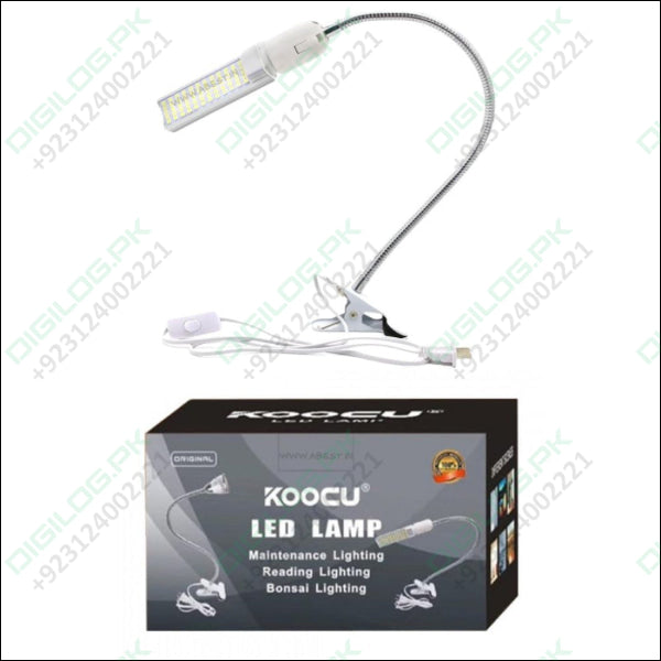 On Demand KOOCU 20W LED Lamp for Worktable Adjustable Desk Light with Clamp (Soldering & Electronics)