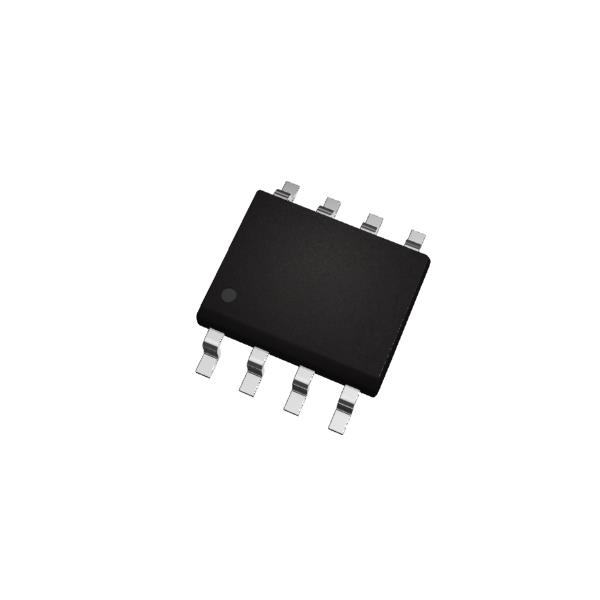 On Demand Programmed 8 Pin SMD IC For Flasher - black integrated circuit component with silver-colored metal leads.