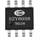 On Demand SZY8058 doorbell music chip smart lock music - a black, eight-pin integrated circuit component with the text "SZY8058" and "7BEAJ09" printed on its surface.
