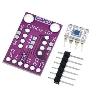 OPT101 Analog Light Sensor Light Intensity Module - shown as a purple circuit board with a separate sensor chip and a six-pin header strip.