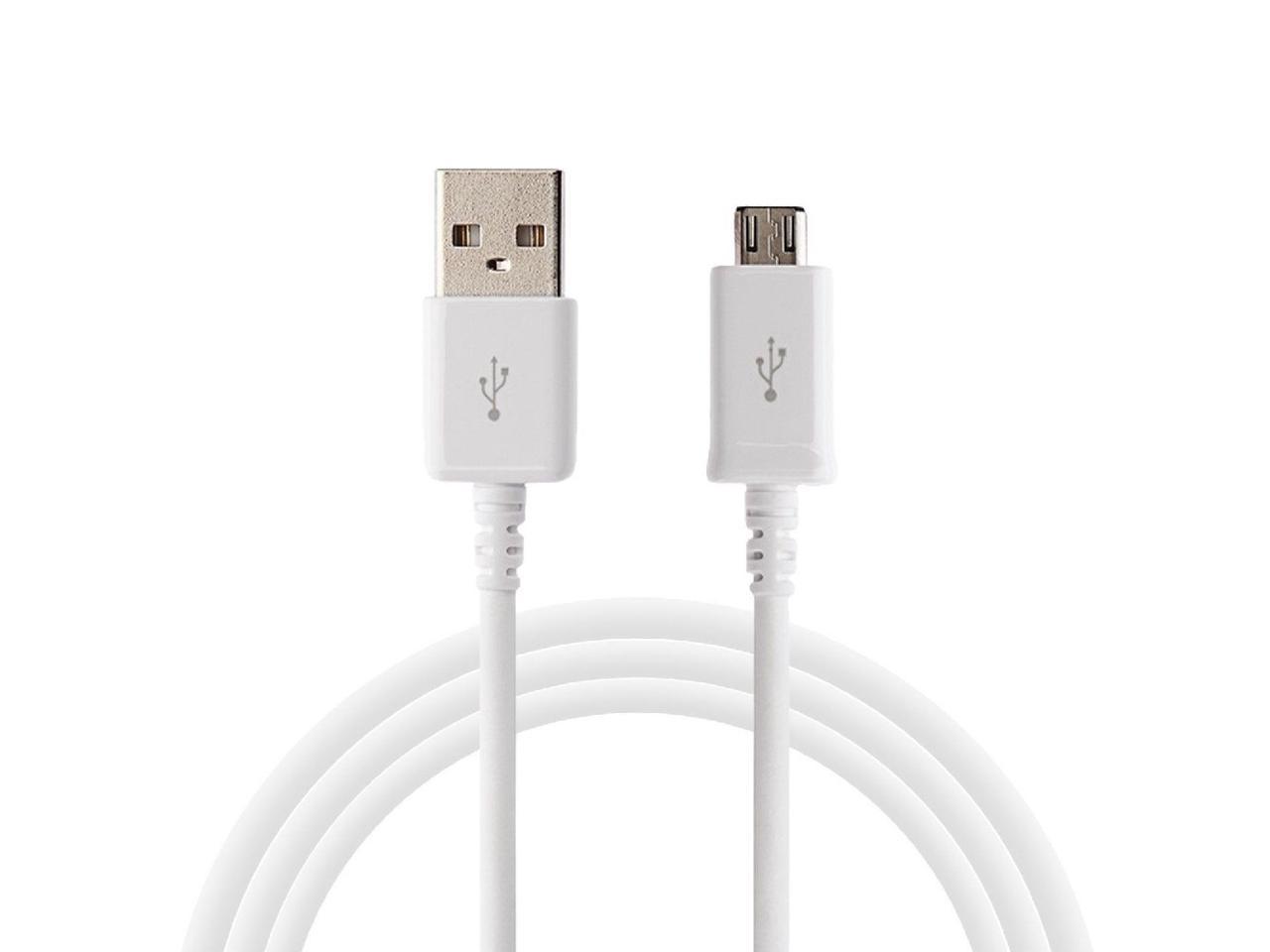 Original Micro USB Charging Cable Data Cable For Arduino Node MCU And Raspberry Pi 3 - a white USB-A to Micro-USB cable against a plain white background.