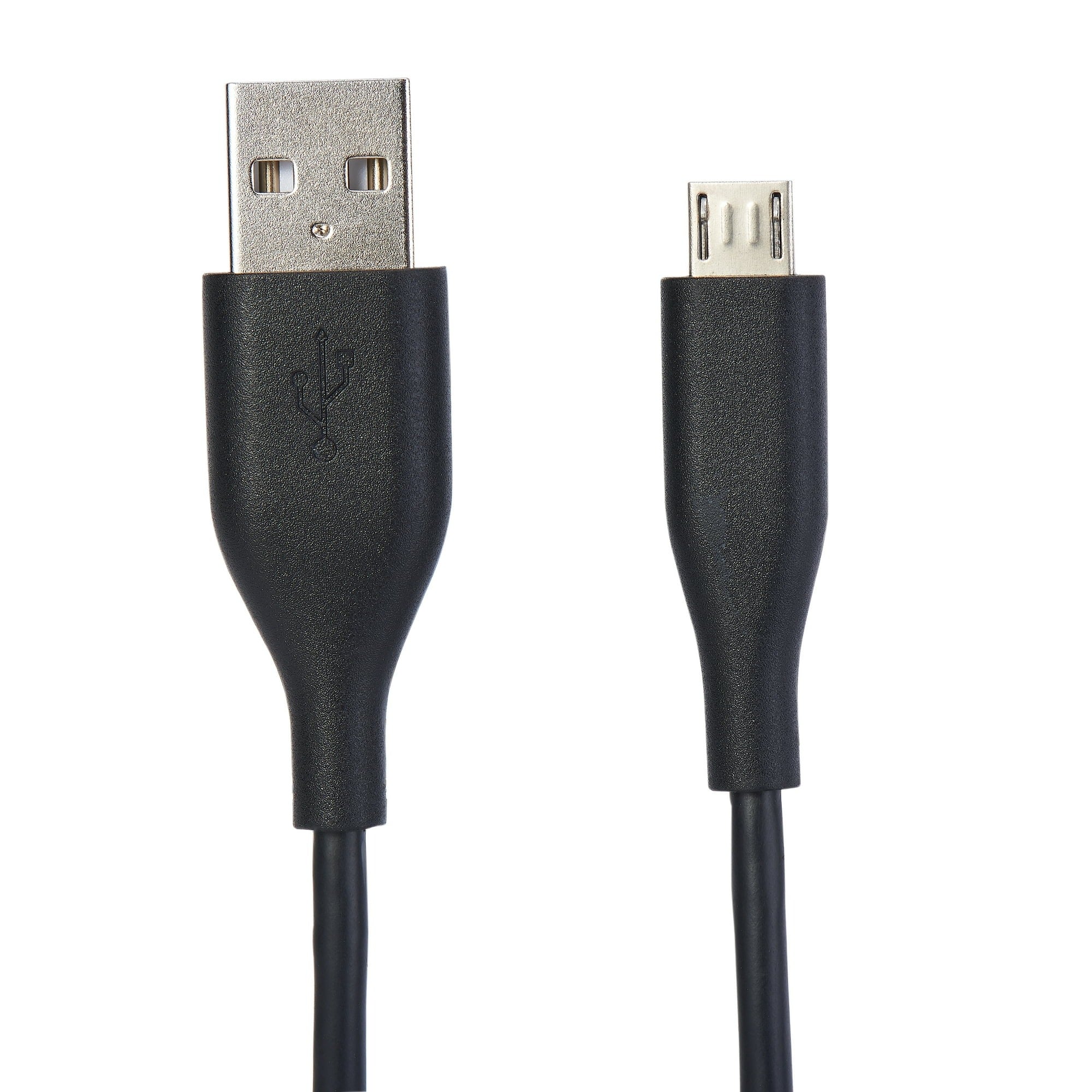 Original Micro USB Charging Cable Data Cable For Arduino Node MCU And Raspberry Pi 3 - a black USB-A to micro-USB cable against a white background.