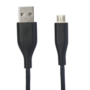 Original Micro USB Charging Cable Data Cable For Arduino Node MCU And Raspberry Pi 3 - a black USB-A to micro-USB cable against a white background.