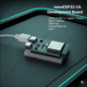 nanoESP32-C6 Development Board | ESP32-C6 WiFi 6 + Zigbee + Thread | RISC-V 160MHz | 8MB Flash | Onboard RGB LED | USB-C