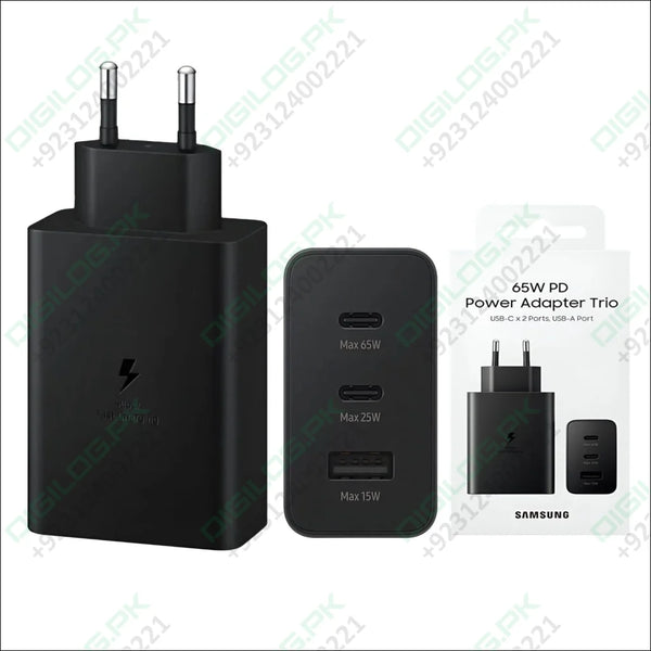 Original SAMSUNG 65W POWER ADAPTER TRIO PD without cable