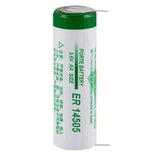 ORIGNAL Forte: ER14505 Size-AA 3.6V Lithium Battery Cell Non-Rechargeable Battery - a white cylindrical cell with a green top and printed text, shown against a white background.