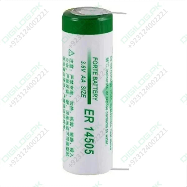 ORIGNAL Forte: ER14505 Size-AA 3.6V Lithium Battery Cell Non-Rechargeable Battery in pakistan