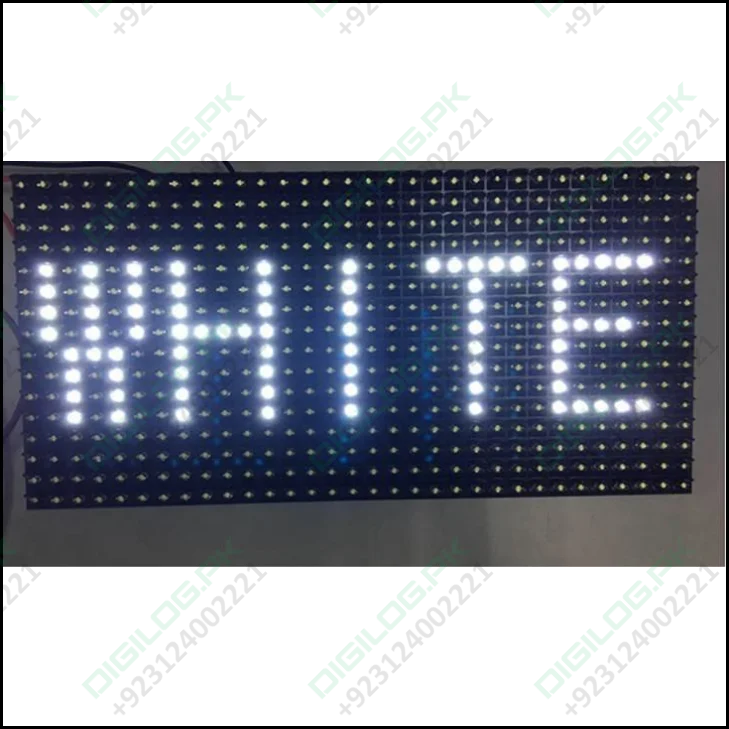 P 10 White Led Display Panel Module