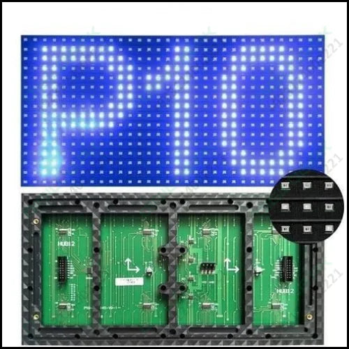 P10 Blue Smd Led Display Panel Semi Outdoor Module