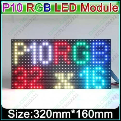 P10 Full Color Led Display Video Module 320x160mm