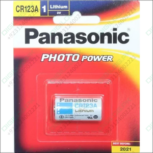 Panasonic CR123A Lithium Battery 3V
