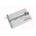PCB Holder Jig Rework Station PCB Universal Clamping Platform For Cell Phone Motherboard Yaxun Tool - a white rectangular platform featuring a metal spring-loaded clamping mechanism with an adjustable screw knob.