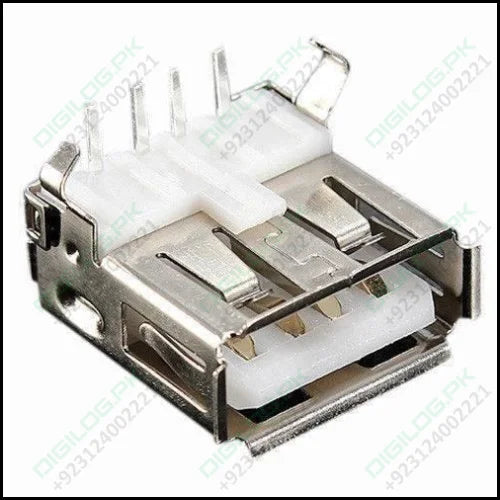 Pcb Mount Usb a Type Female Right Angle Socket