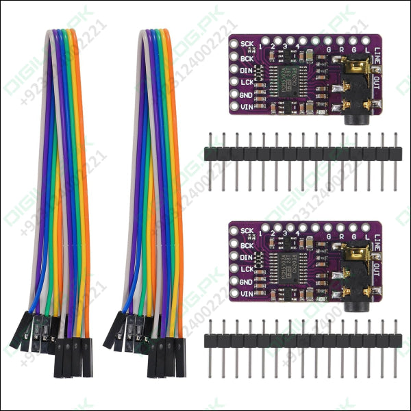 PCM5102A I2S DAC Decoder Module GY-PCM5102 – HiFi Audio Interface for Raspberry Pi & ESP32