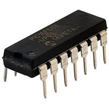 PIC16F688 16F688 14 PIN PIC Microcontroller - a black rectangular integrated circuit with dual rows of metal pins, showing the model number printed on top.