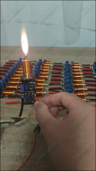 Plasma Arc Fire Head  High-Frequency Electric Flame  15–24V Plasma Ignition Module-digilog.pk