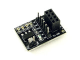 Power Module for NRF24L01 with Step-Down Voltage Converter - 3.3V Output 1A - black circuit board with an 8-pin female header, a 2-pin VCC/GND connector, and multiple labeled pins including CE and SCK.
